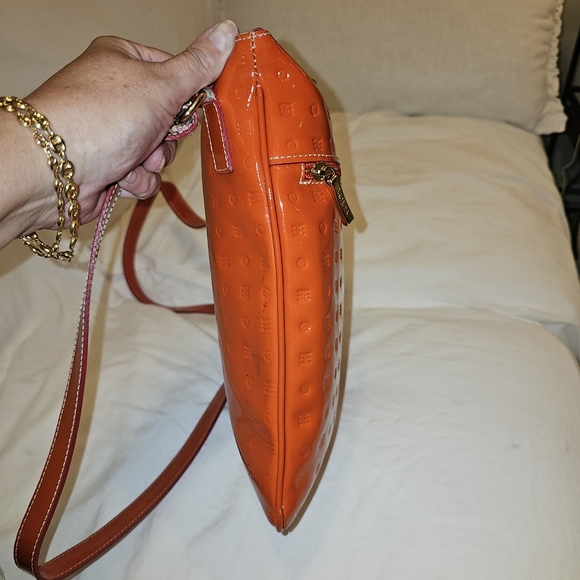 Orange Arcadia Zip Cross Body Bag - Picture 16 of 16